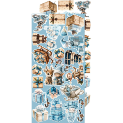 Craft O' Clock - Blok 15 x 30cm - Jolly Season / Gl�delig s�son - Ekstra s�t mix