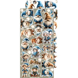 Craft O' Clock - Blok 15 x 30cm - Jolly Season / Gl�delig s�son - Ekstra s�t mix