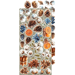 Craft O' Clock - Blok 15 x 30cm - Jolly Season / Gl�delig s�son - Ekstra s�t mix