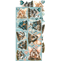 Craft O' Clock - Blok 15 x 30cm - Sprites of Harmony / Harmoniens nd - Ekstra st mix