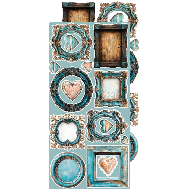 Craft O' Clock - Blok 15 x 30cm - Sprites of Harmony / Harmoniens nd - Ekstra st mix