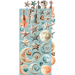 Craft O' Clock - Blok 15 x 30cm - Sprites of Harmony / Harmoniens nd - Ekstra st mix