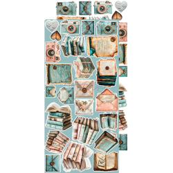 Craft O' Clock - Blok 15 x 30cm - Sprites of Harmony / Harmoniens nd - Ekstra st mix