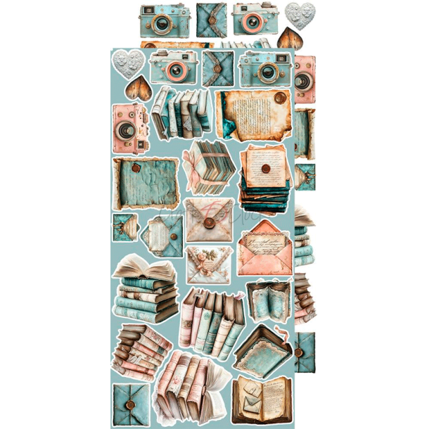 Craft O' Clock - Blok 15 x 30cm - Sprites of Harmony / Harmoniens nd - Ekstra st mix