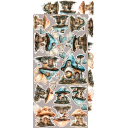 Craft O' Clock - Blok 15 x 30cm - Sprites of Harmony / Harmoniens nd - Ekstra st mix