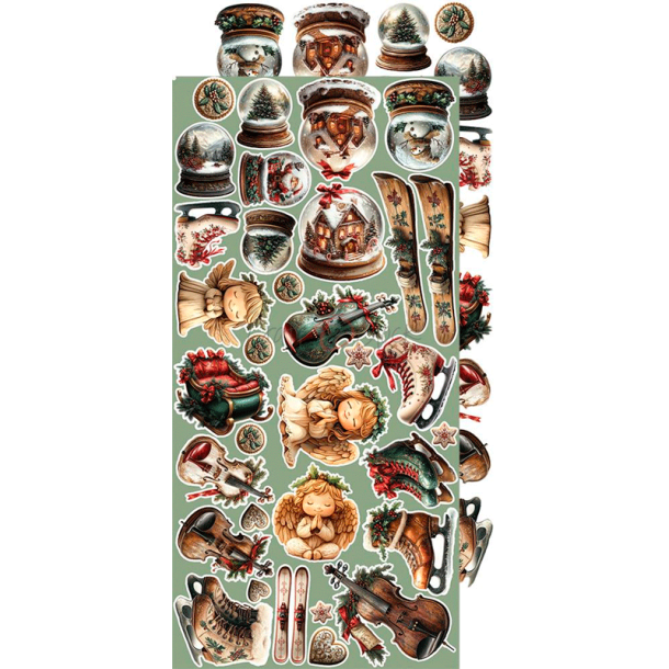 Craft O' Clock - Blok 15 x 30cm - Oh, Christmas Night / Julenat - Ekstra st mix