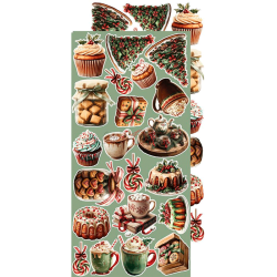 Craft O' Clock - Blok 15 x 30cm - Oh, Christmas Night / Julenat - Ekstra st mix