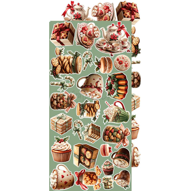 Craft O' Clock - Blok 15 x 30cm - Oh, Christmas Night / Julenat - Ekstra st mix