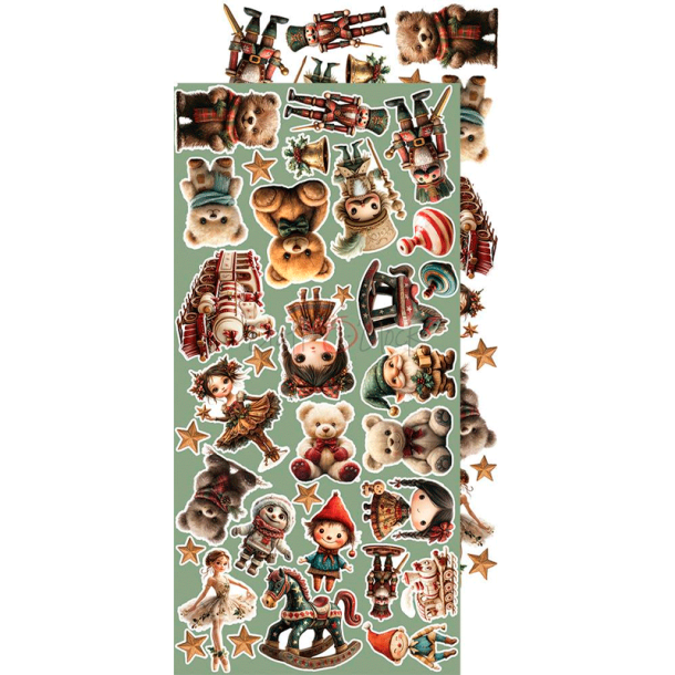 Craft O' Clock - Blok 15 x 30cm - Oh, Christmas Night / Julenat - Ekstra st mix