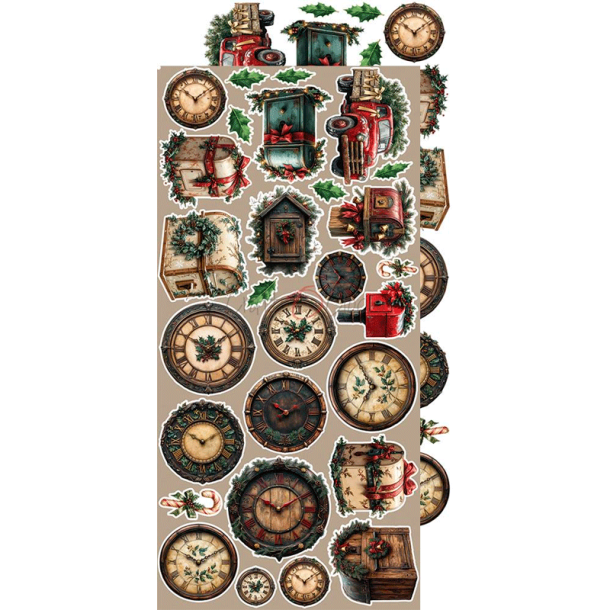 Craft O' Clock - Blok 15 x 30cm - Oh, Christmas Night / Julenat - Ekstra st mix