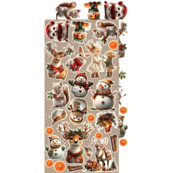 Craft O' Clock - Blok 15 x 30cm - Oh, Christmas Night / Julenat - Ekstra st mix