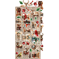 Craft O' Clock - Blok 15 x 30cm - Oh, Christmas Night / Julenat - Ekstra st mix