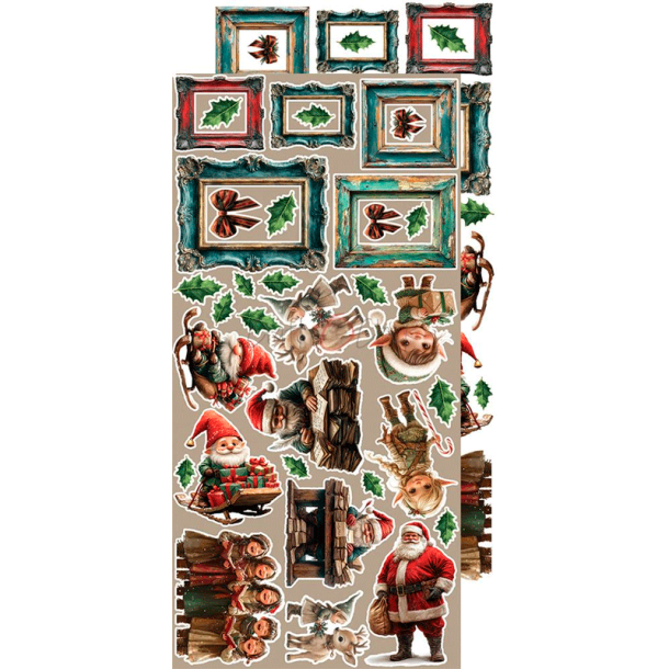 Craft O' Clock - Blok 15 x 30cm - Oh, Christmas Night / Julenat - Ekstra st mix