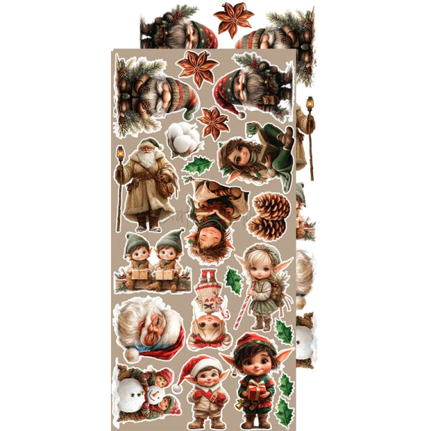 Craft O' Clock - Blok 15 x 30cm - Oh, Christmas Night / Julenat - Ekstra st mix