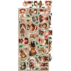 Craft O' Clock - Blok 15 x 30cm - Oh, Christmas Night / Julenat - Ekstra st mix