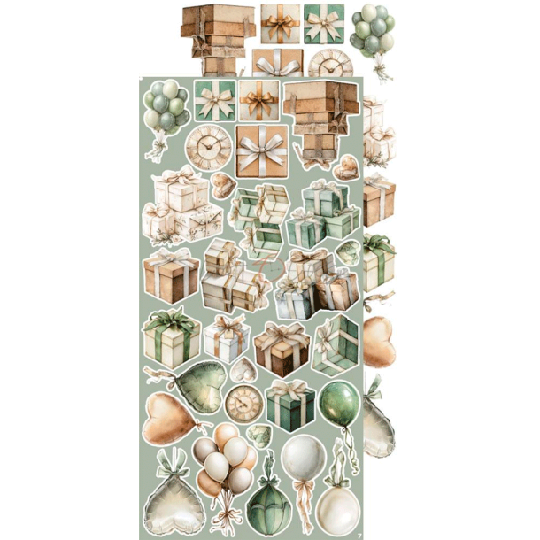 Craft O' Clock - Blok 15 x 30 cm - Lifetime Loving You / Elsker dig for evigt - Extras Set - Klippeark