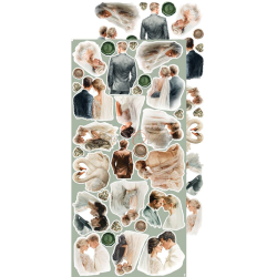 Craft O' Clock - Blok 15 x 30 cm - Lifetime Loving You / Elsker dig for evigt - Extras Set - Klippeark