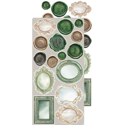 Craft O' Clock - Blok 15 x 30 cm - Lifetime Loving You / Elsker dig for evigt - Extras Set - Klippeark