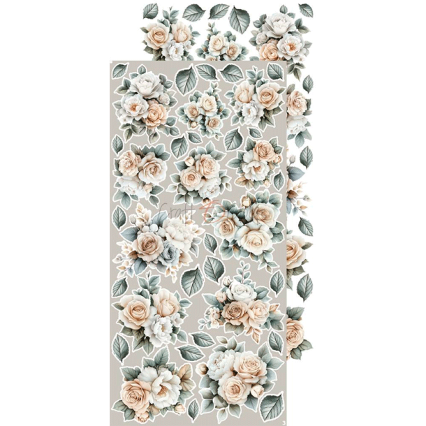 Craft O' Clock - Blok 15 x 30 cm - Lifetime Loving You / Elsker dig for evigt - Extras Set - Klippeark