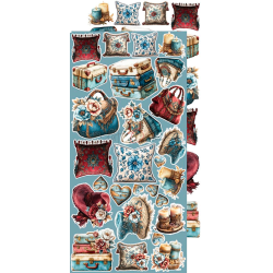 Craft O' Clock - Blok 15x30cm - Mindfulness Time - Extras Set - Mix / Blandet