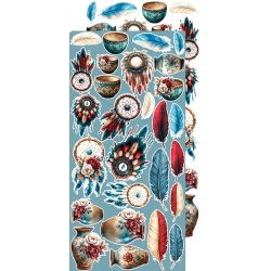 Craft O' Clock - Blok 15x30cm - Mindfulness Time - Extras Set - Mix / Blandet