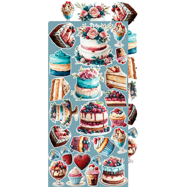 Craft O' Clock - Blok 15x30cm - Mindfulness Time - Extras Set - Mix / Blandet