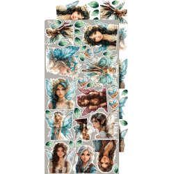 Craft O' Clock - Blok 15x30cm - Mindfulness Time - Extras Set - Mix / Blandet