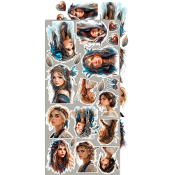 Craft O' Clock - Blok 15x30cm - Mindfulness Time - Extras Set - Flowers / Blomster