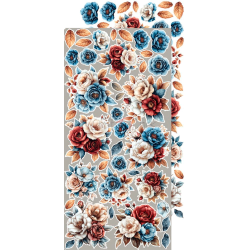 Craft O' Clock - Blok 15x30cm - Mindfulness Time - Extras Set - Flowers / Blomster