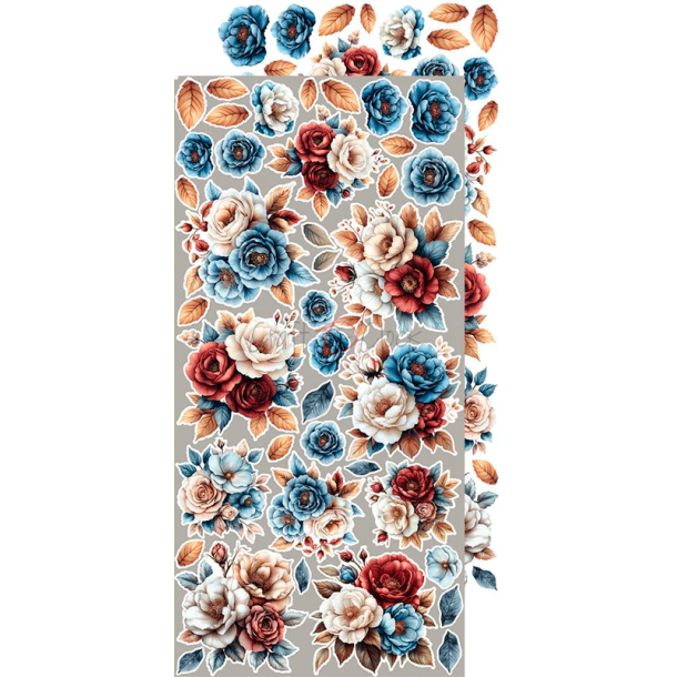 Craft O' Clock - Blok 15x30cm - Mindfulness Time - Extras Set - Flowers / Blomster