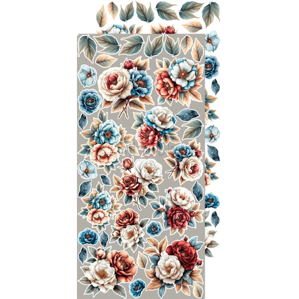 Craft O' Clock - Blok 15x30cm - Mindfulness Time - Extras Set - Flowers / Blomster