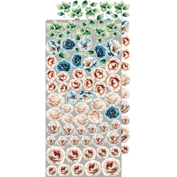 Craft O' Clock - Blok 15x30cm - Mindfulness Time - Extras Set - Flowers / Blomster