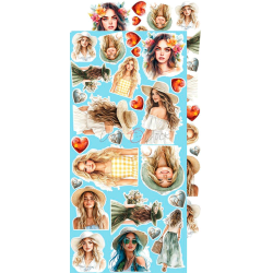 Craft O' Clock - Blok 15x30cm - Summer Adventures - Extras Set - Chill / Sommereventyr - Afslapning