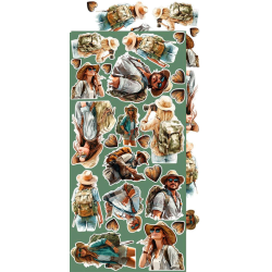 Craft O' Clock - Blok 15x30cm - Summer Adventures - Extras Set - Mix / Sommereventyr - Blandet