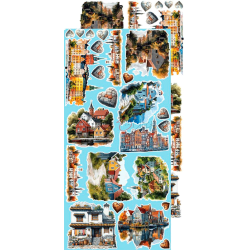 Craft O' Clock - Blok 15x30cm - Summer Adventures - Extras Set - Mix / Sommereventyr - Blandet