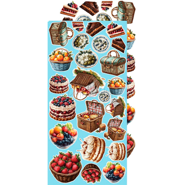 Craft O' Clock - Blok 15x30cm - Summer Adventures - Extras Set - Mix / Sommereventyr - Blandet