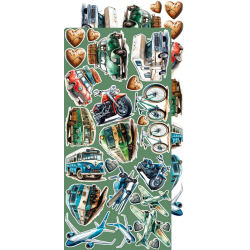 Craft O' Clock - Blok 15x30cm - Summer Adventures - Extras Set - Trip / Sommereventyr - P tur