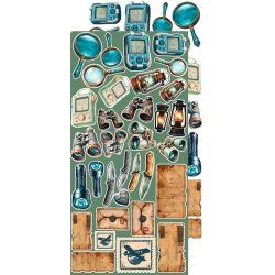 Craft O' Clock - Blok 15x30cm - Summer Adventures - Extras Set - Trip / Sommereventyr - P tur