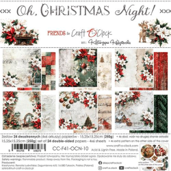 Craft O' Clock - Blok 6" - Oh, Christmas Night / Julenat