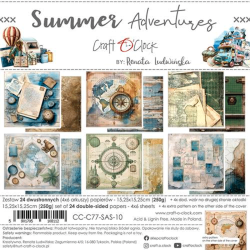 Craft O' Clock - Blok 6" - Summer Adventures / Sommereventyr