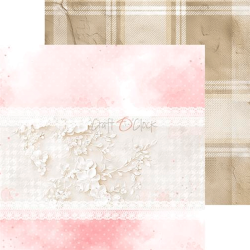 Craft O' Clock - Blok 8" - Baby Girl Universe / Pigebarn