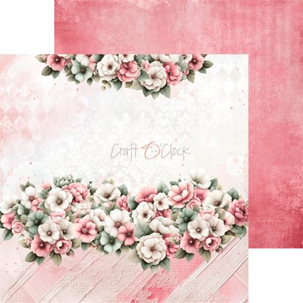 Craft O' Clock - Blok 8" - Baby Girl Universe / Pigebarn