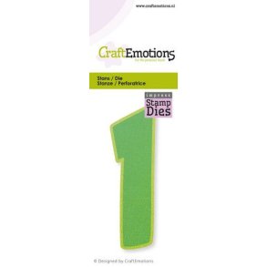 CraftEmotions - Impress stamp die / Party number 1