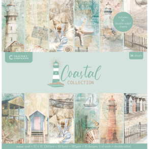 Crafters Companion - Blok 12'' - Coastal / Kystnre