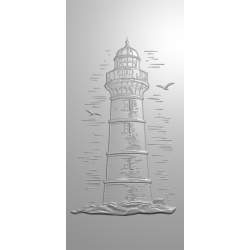 Crafters Companion - 3D Embossingfolder - Coastal - Guiding Light / Fyrhus