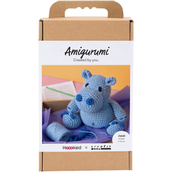 DIY Kit - Hkling - Amigurumi - Flodhest