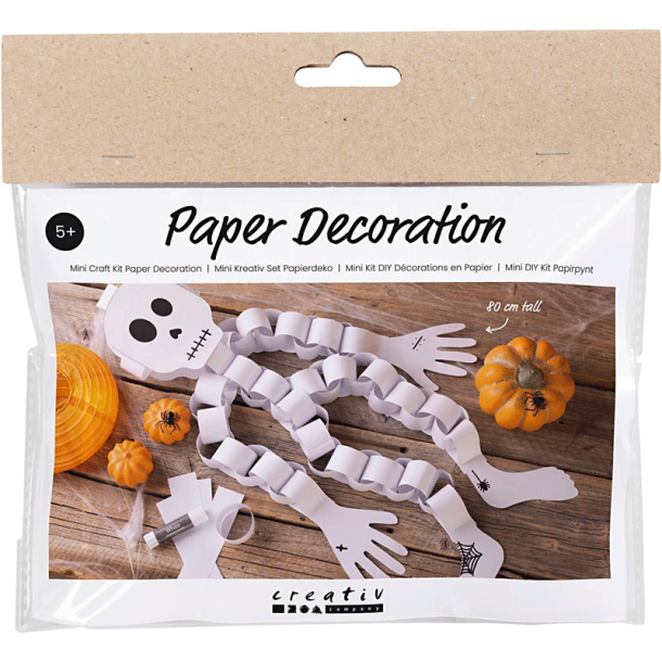 Mini DIY Kit - Papirpynt - Skelet