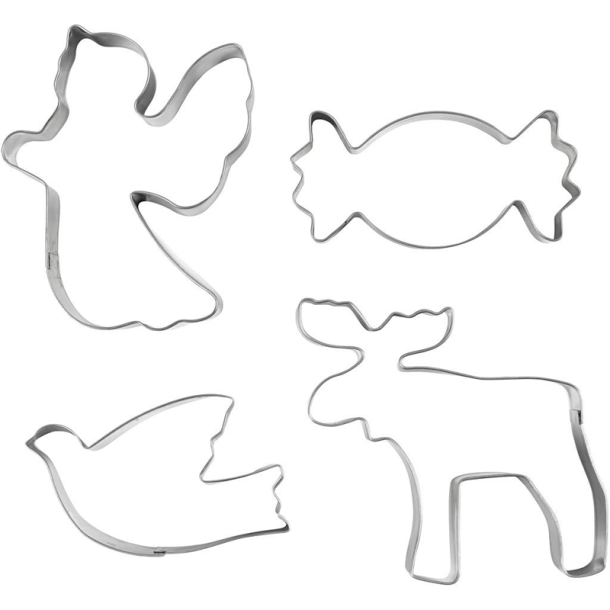 Udstiksforme - 4 stk