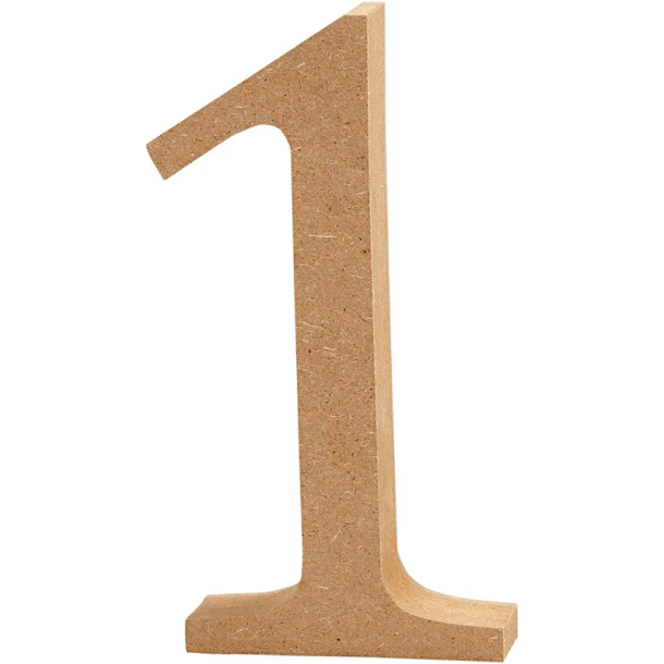 MDF Tal - 1 - H. 8 cm.