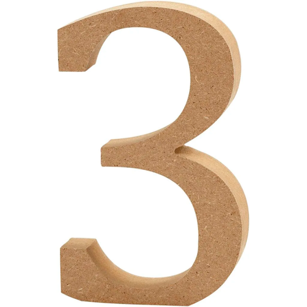 MDF Tal - 3 - H. 13 cm.